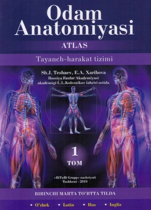 Odam anatomiyasi. Atlas. Tayanch-harakat tizimi 1-Tom