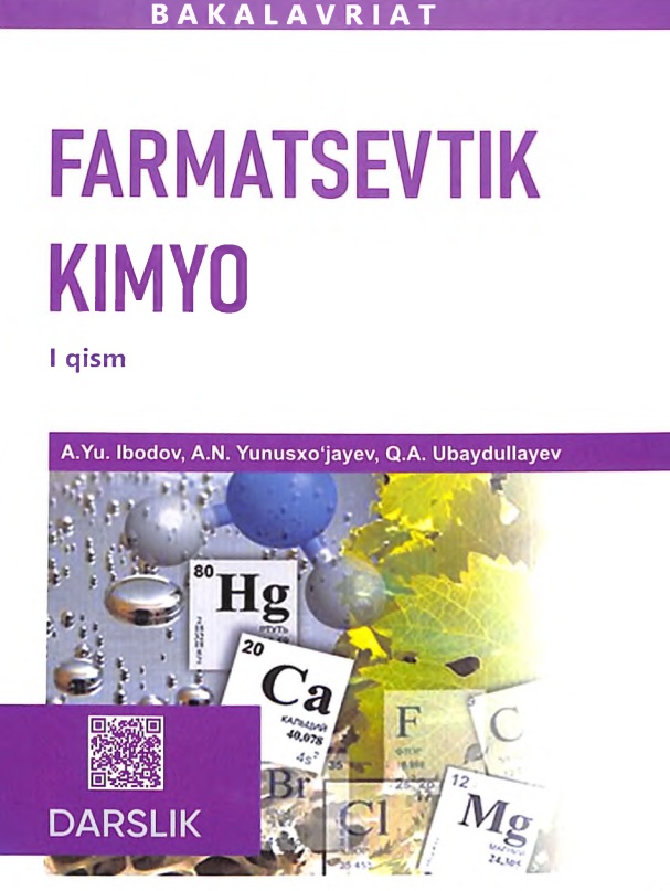 Farmasevtik kimyo 1 qism