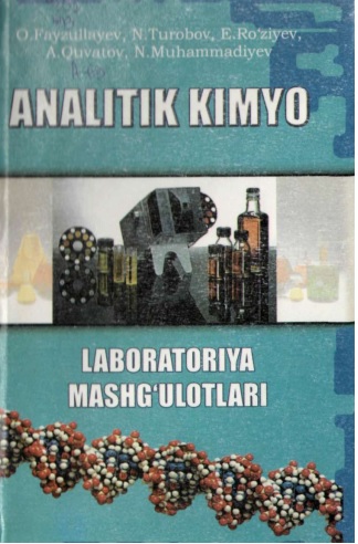 Analitik kimyo-laboratoriya mashg'ulotlari