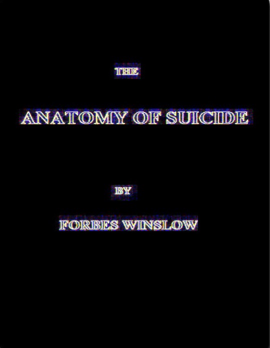 The anatomy of suicide