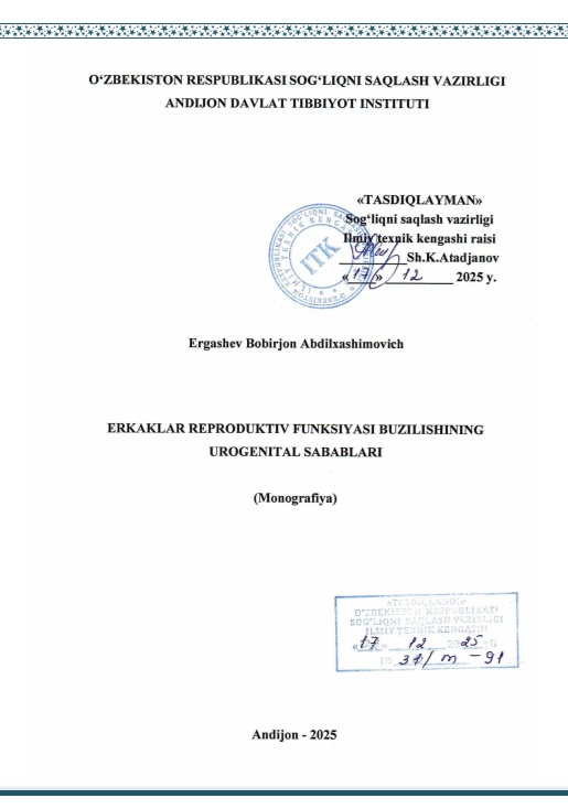 Erkaklar reproduktiv funksiyasi buzilishining urogenital sabablari
