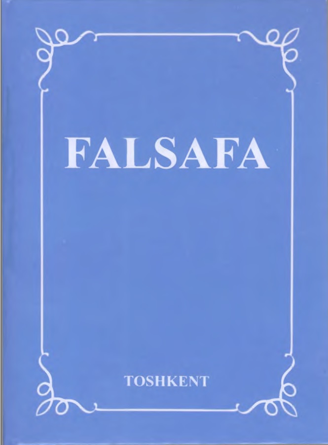 Falsafa I qism