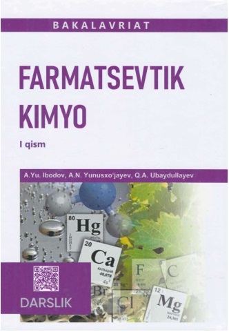 Farmatsevtik kimyo 1 qism