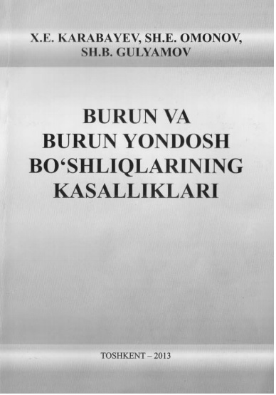 Burun va burun yondoshi bo'shliqlarining kasalliklari