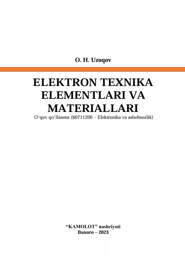 Elektron texnika elementlari va materiallari