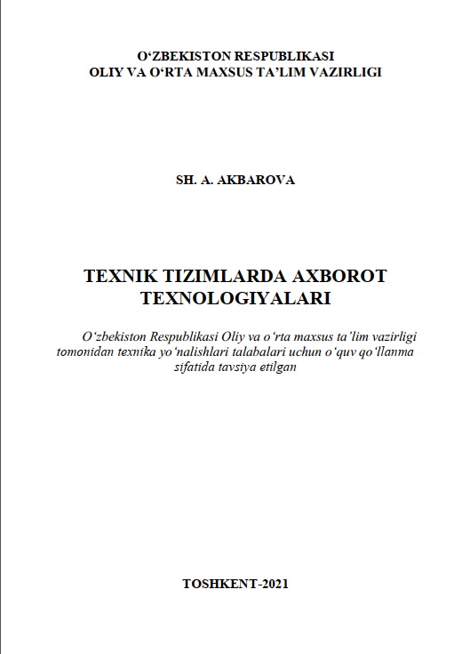 Texnik tizimlarda axborot texnologiyalari