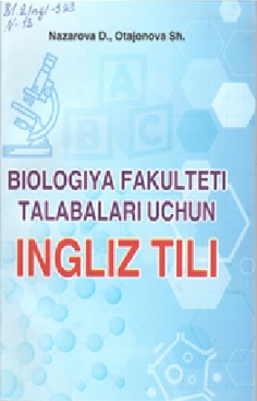 Biologiya fakulteti talabalari uchun ingliz tili