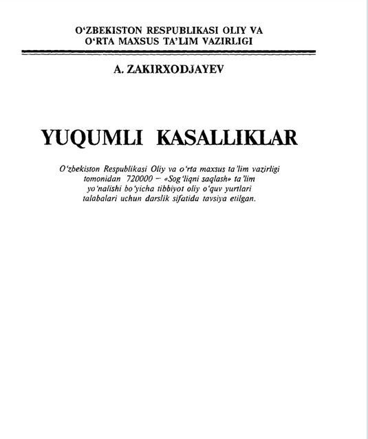 Yuqumli kasalliklar