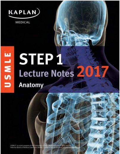 KAPLAN STEP 1 LECTURE NOTES 2017 ANATOMY