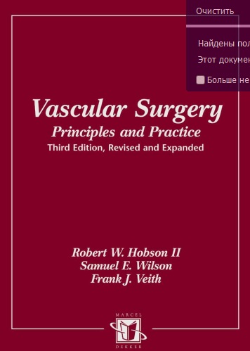 Vascular surgery prinsiples and practice