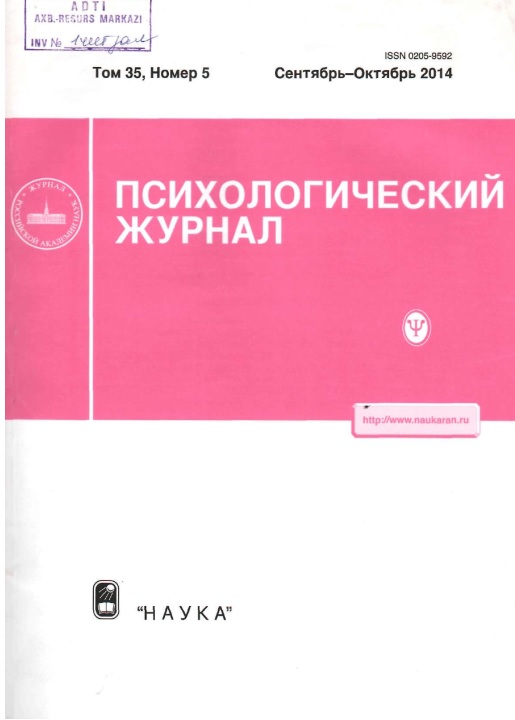 Психологический   журнал