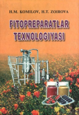 Fitopreparatlar texnologiyasi