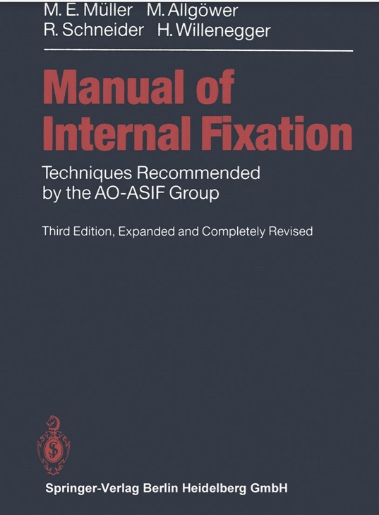 Mannual of internal fixation
