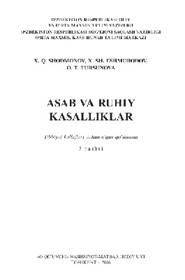 Asab va ruhiy kasalliklar