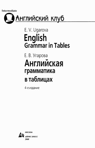 Английская грамматика в таблицах
