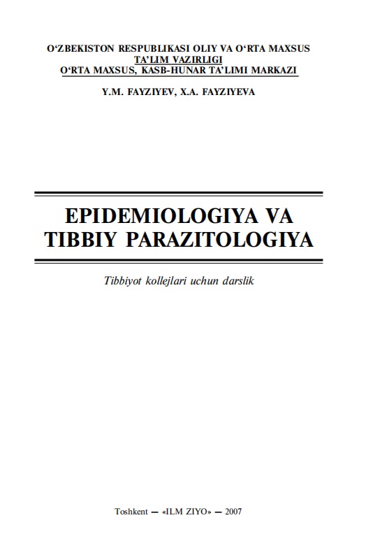 Epidemiologiya va tibbiy parazitologiya