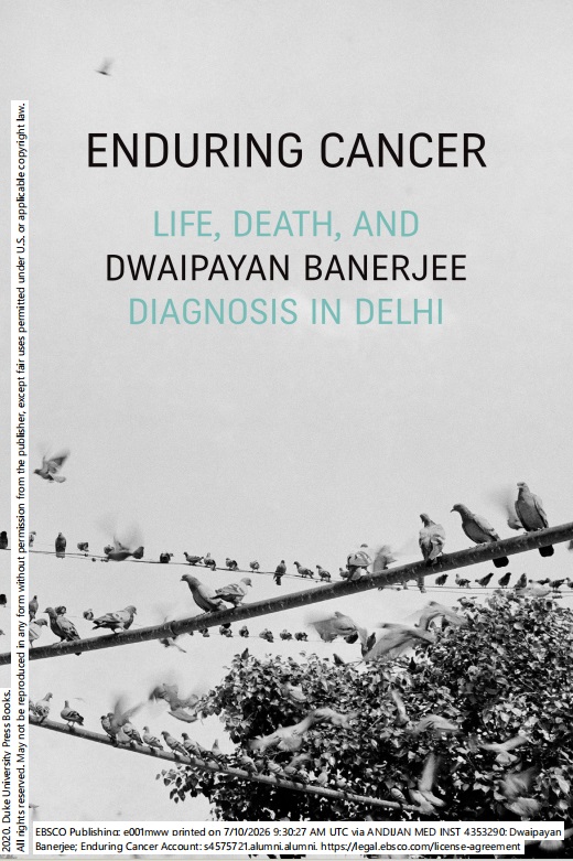 Enduring cancer: life, death, and diagnosis in Delhi