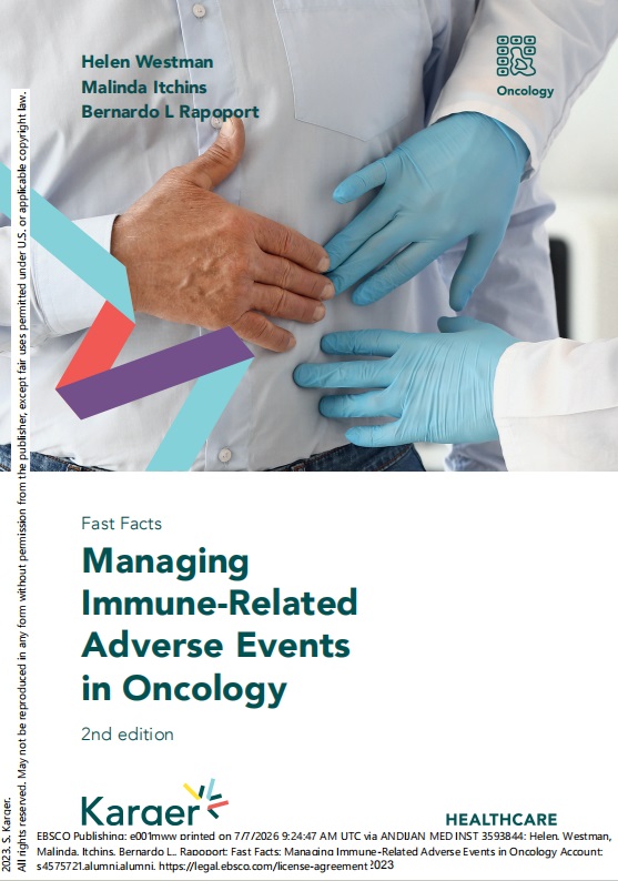 Fast facts: managing immune-related adverse events in oncology