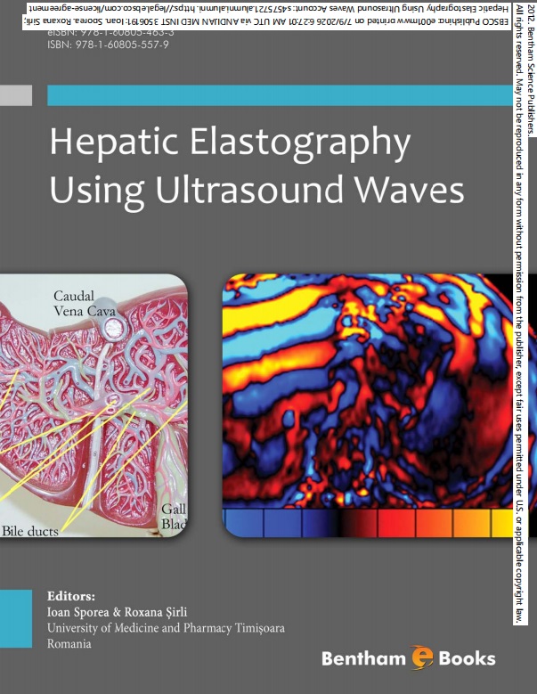 Hepatic elastography using ultrasound waves
