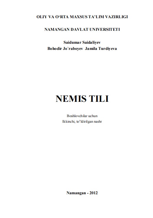 Nemis tili