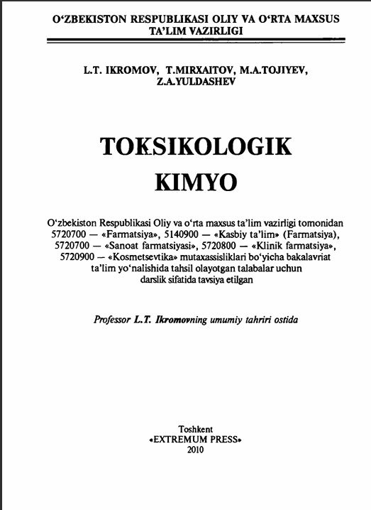 Toksikologik kimyo