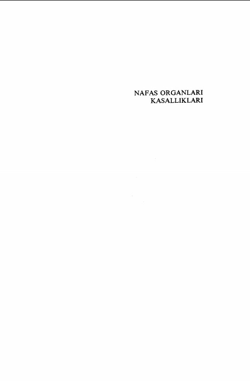 Nafas organlari kasalliklari