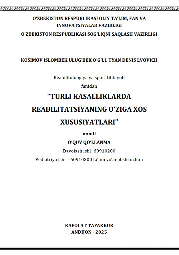 Turli kasalliklarda reabiliatatsiyaning o'ziga xos xususiyatlari