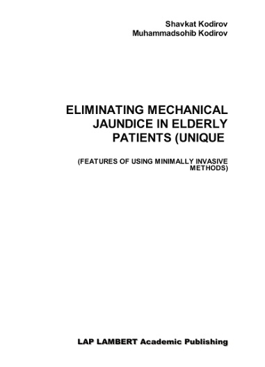 Eliminating mechanical jaundice in elderly patients