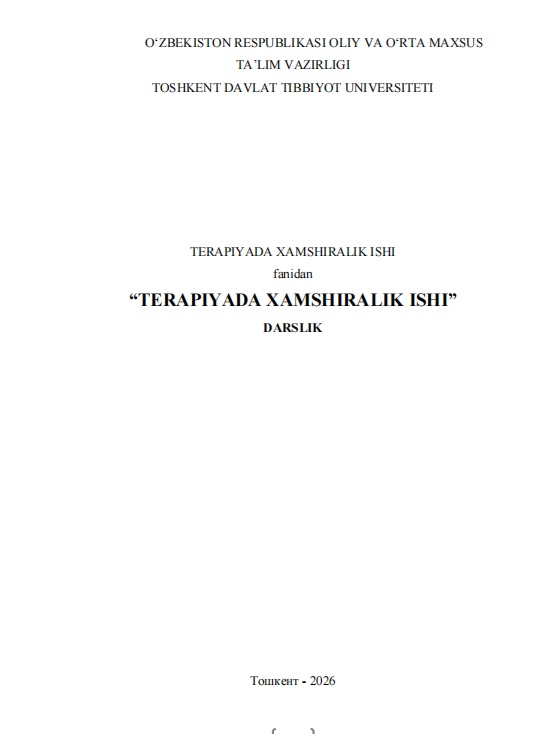 Terapiyada hamshiralik ishi