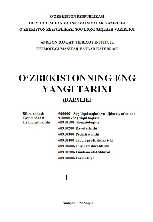 O'zbekistonning eng yangi tarixi