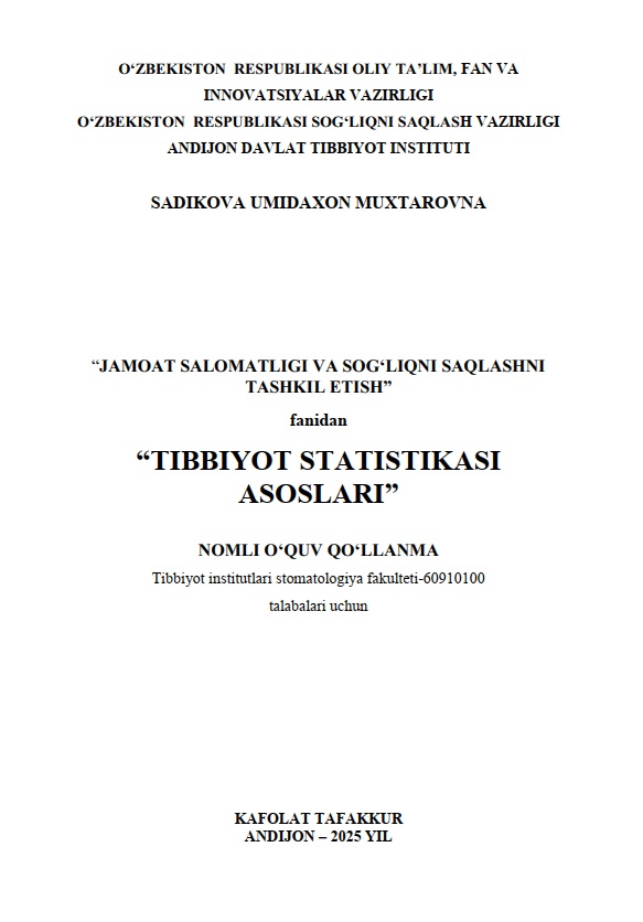 Jamoat salomatligi va sog'liqni saqlashni tashkil etish